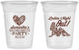 Custom Bachelorette 16 oz Soft Sided Clear Cups - Ladies Night Out | 60086