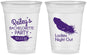 Custom Bachelorette 16 oz Soft Sided Clear Cups - Ladies Night Out | 60087