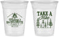 Custom Bachelorette 16 oz Soft Sided Clear Cups - Camping | 60098