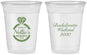 Custom Bachelorette 16 oz Soft Sided Clear Cups - Ring | 60115