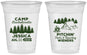 Custom Bachelorette 16 oz Soft Sided Clear Cups - Camping | 60125