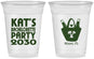 Custom Bachelorette 16 oz Soft Sided Clear Cups - Beach | 60126
