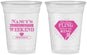 Custom Bachelorette 16 oz Soft Sided Clear Cups - Final Fling Before The Ring | 60129