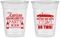 Custom Bachelorette 16 oz Soft Sided Clear Cups - Before She Says I Do | 60142