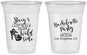 Custom Bachelorette 16 oz Soft Sided Clear Cups - Last Walk Wild Side | 60148