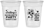 Custom Bachelorette 16 oz Soft Sided Clear Cups - She Will Soon Bee Wed | 60151