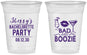 Custom Bachelorette 16 oz Soft Sided Clear Cups - Bad And Boozie | 60156