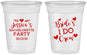 Custom Bachelorette 16 oz Soft Sided Clear Cups - Brides I Do Crew | 60159