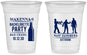 Custom Bachelorette 16 oz Soft Sided Clear Cups - Zombie | 60173