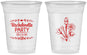 Custom Bachelorette 16 oz Soft Sided Clear Cups - Flowers | 60174
