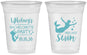 Custom Bachelorette 16 oz Soft Sided Clear Cups - Mermaid | 60175