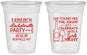 Custom Bachelorette 16 oz Soft Sided Clear Cups - Mr Right Girls Night | 60180
