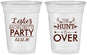 Custom Bachelorette 16 oz Soft Sided Clear Cups - The Hunt Is Over | 60184