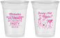 Custom Bachelorette 16 oz Soft Sided Clear Cups - Raising Hell In Vegas | 60196
