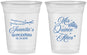 Custom Quinceanera 16 oz Soft Sided Clear Cups - Mis Quince Anos | 70001