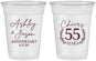 Custom Anniversary 16 oz Soft Sided Clear Cups - Cheers To 55 Years | 80008
