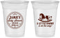 Custom Baby Shower 16 oz Soft Sided Clear Cups - Little Cowboy | 90003