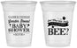 Custom Baby Shower 16 oz Soft Sided Clear Cups - Little Honey Bee | 90018