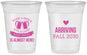 Custom Baby Shower 16 oz Soft Sided Clear Cups - Raise A Beer | 90049