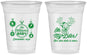 Custom Baby Shower 16 oz Soft Sided Clear Cups - Oh My Deer Christmas | 90051