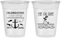 Custom Baby Shower 16 oz Soft Sided Clear Cups - Gender Reveal Whale | 90053