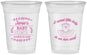Custom Baby Shower 16 oz Soft Sided Clear Cups - Sweet Little Lady | 90061