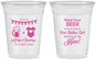 Custom Baby Shower 16 oz Soft Sided Clear Cups - Raise Your Beer | 90065