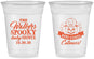 Custom Baby Shower 16 oz Soft Sided Clear Cups - Cuteness Halloween | 90089
