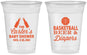 Custom Baby Shower 16 oz Soft Sided Clear Cups - Basketball Beer Diapers | 90133