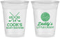 Custom Baby Shower 16 oz Soft Sided Clear Cups - Golf Little Caddy | 90135