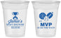 Custom Baby Shower 16 oz Soft Sided Clear Cups - Sports Mvp | 90141