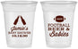 Custom Baby Shower 16 oz Soft Sided Clear Cups - Football Beer Babies | 90147