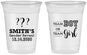 Custom Baby Shower 16 oz Soft Sided Clear Cups - Gender Reveal | 90150