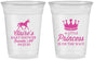 Custom Baby Shower 16 oz Soft Sided Clear Cups - Little Princess | 90174