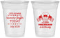 Custom Baby Shower 16 oz Soft Sided Clear Cups - Little Firecracker | 90198