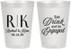Personalized Engagement 8 oz Frosted Cups - Eat Drink Be Engaged | 10000