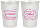 Personalized Bridal Shower 8 oz Frosted Cups - Soon To Be Mrs | 100009