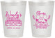Personalized Bridal Shower 8 oz Frosted Cups - Future Mrs | 100011