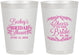 Personalized Bridal Shower 8 oz Frosted Cups - Cheers To The Bride | 100019