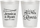 Personalized Engagement 8 oz Frosted Cups - Soon To Be Mr And Mrs | 10008