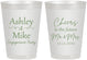 Personalized Engagement 8 oz Frosted Cups - Future Mr And Mrs | 10014