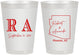 Personalized Wedding 8 oz Frosted Cups - Arizona | 102