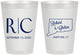 Personalized Wedding 8 oz Frosted Cups - Connecticut | 106