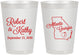 Personalized Wedding 8 oz Frosted Cups - Georgia | 109