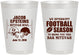 Personalized Bar Mitzvah 8 oz Frosted Cups - 13th Birthday Football | 110003
