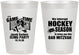 Personalized Bar Mitzvah 8 oz Frosted Cups - 13th Birthday Hockey | 110006