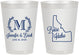 Personalized Wedding 8 oz Frosted Cups - Idaho | 111