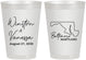 Personalized Wedding 8 oz Frosted Cups - Maryland | 119