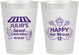 Personalized Bat Mitzvah 8 oz Frosted Cups - 12th Birthday Cupcake | 120010