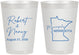 Personalized Wedding 8 oz Frosted Cups - Minnesota | 122